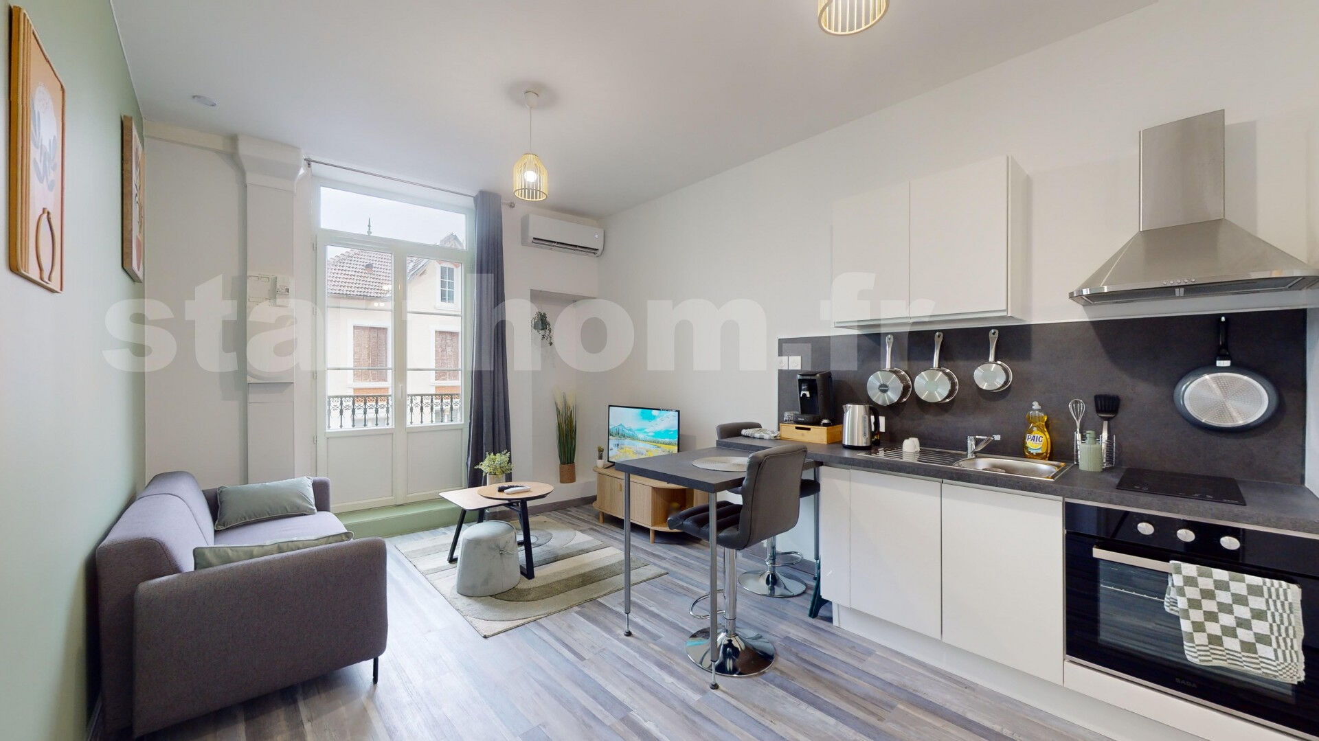 Appartement T2 centre-ville entièrement rénové