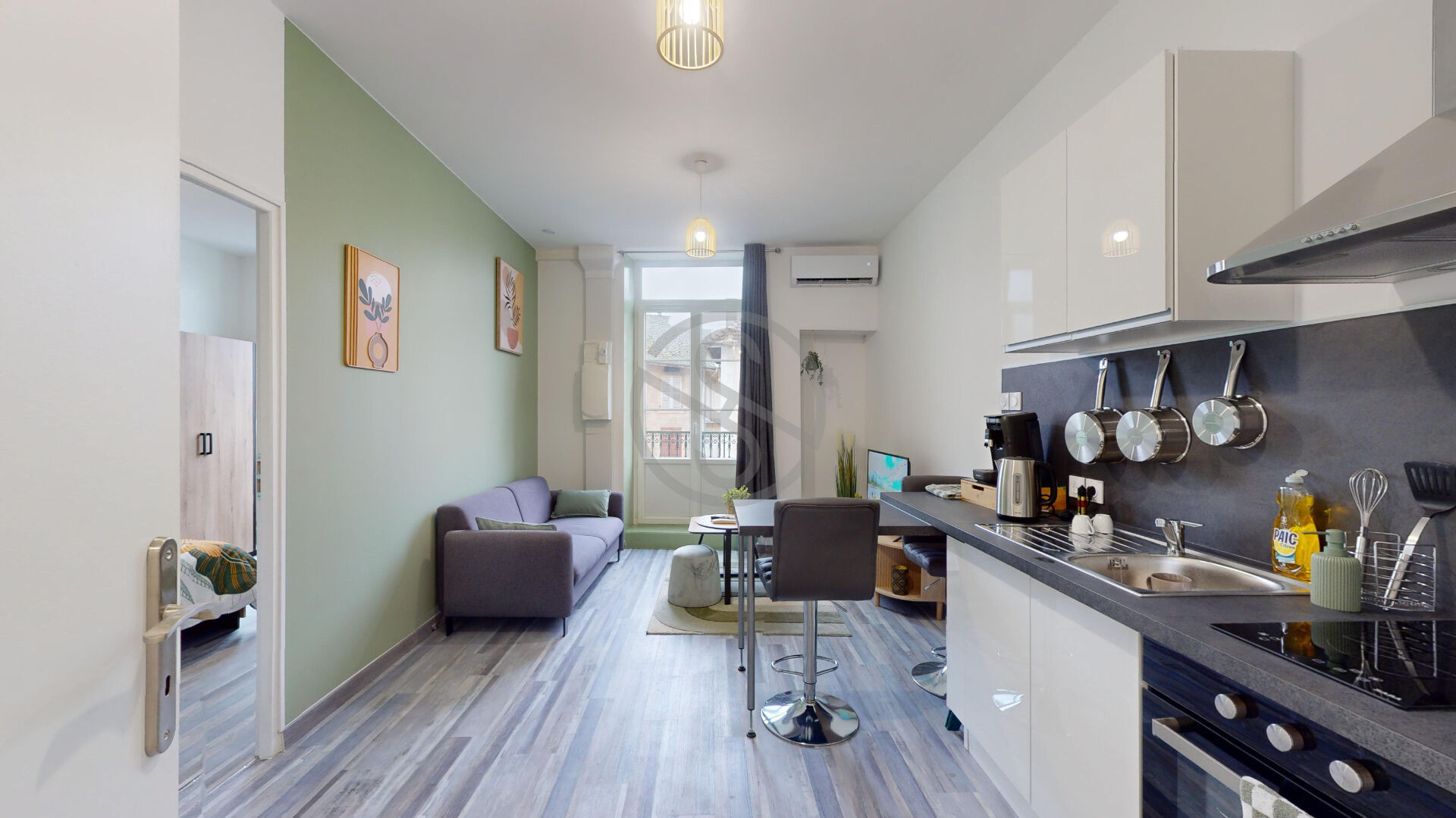 Appartement T2 centre-ville entièrement rénové