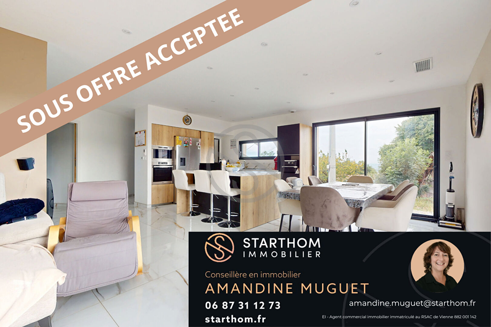 Maison  6 pièce(s), plain-pied 127 m2