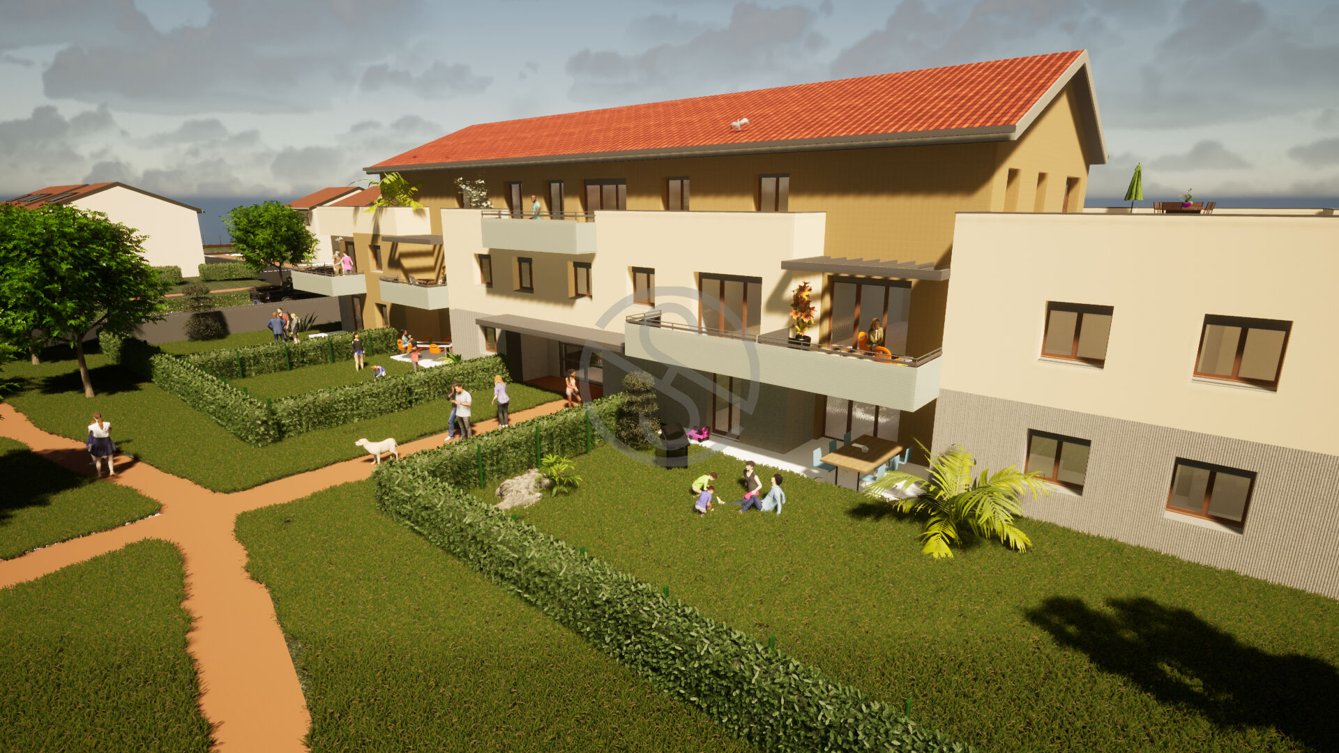 Appartement   T4 prénium avec terrasse de 115m²