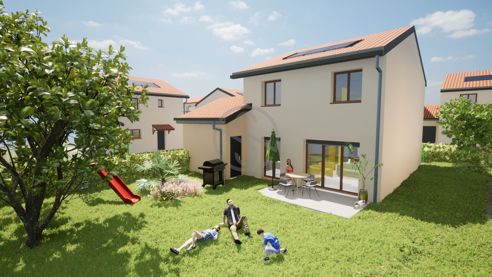 MAISON  4 CHAMBRES SUR TERRAIN 408.86M²