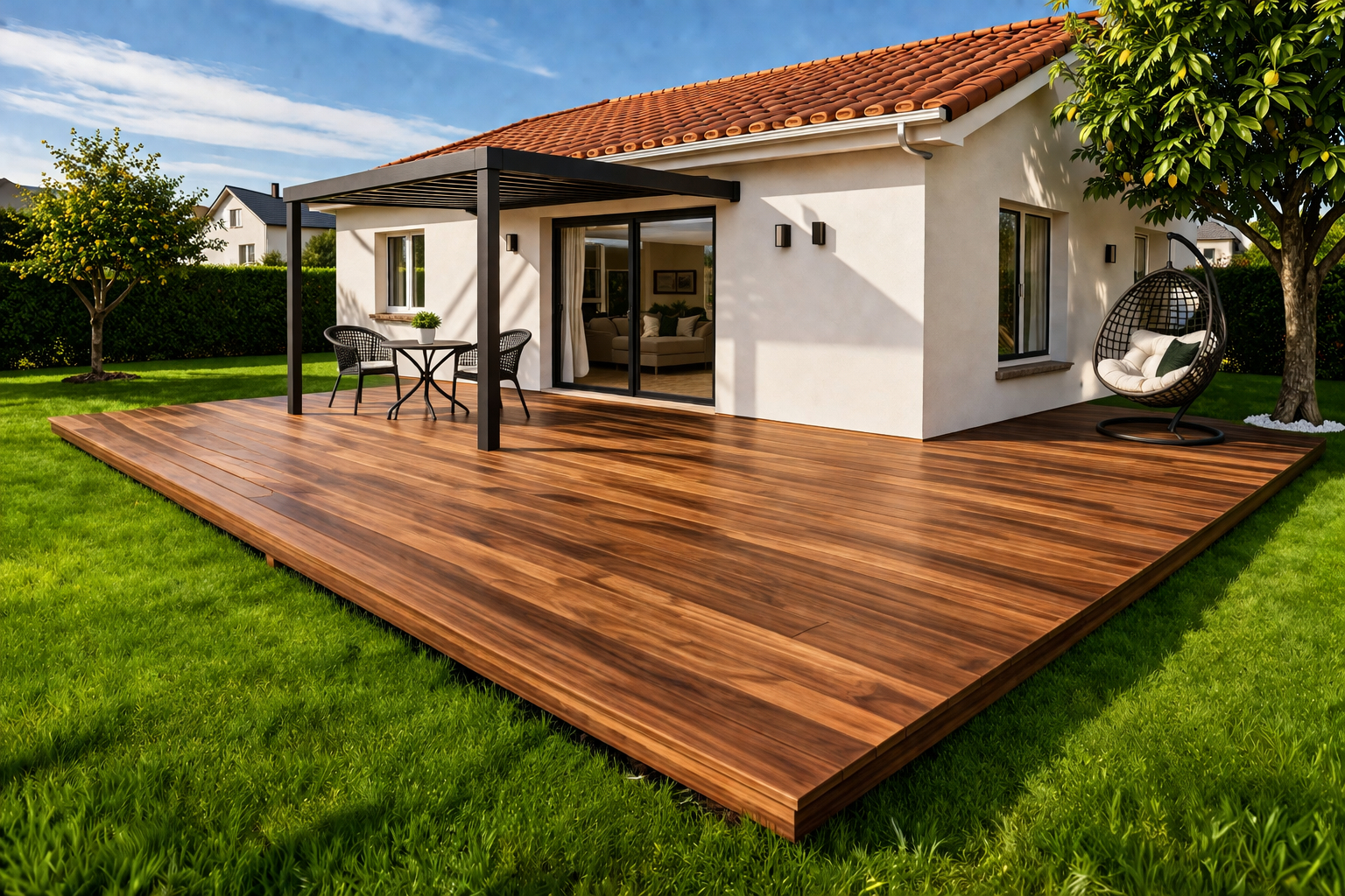 Maison sur terrain de 461m²