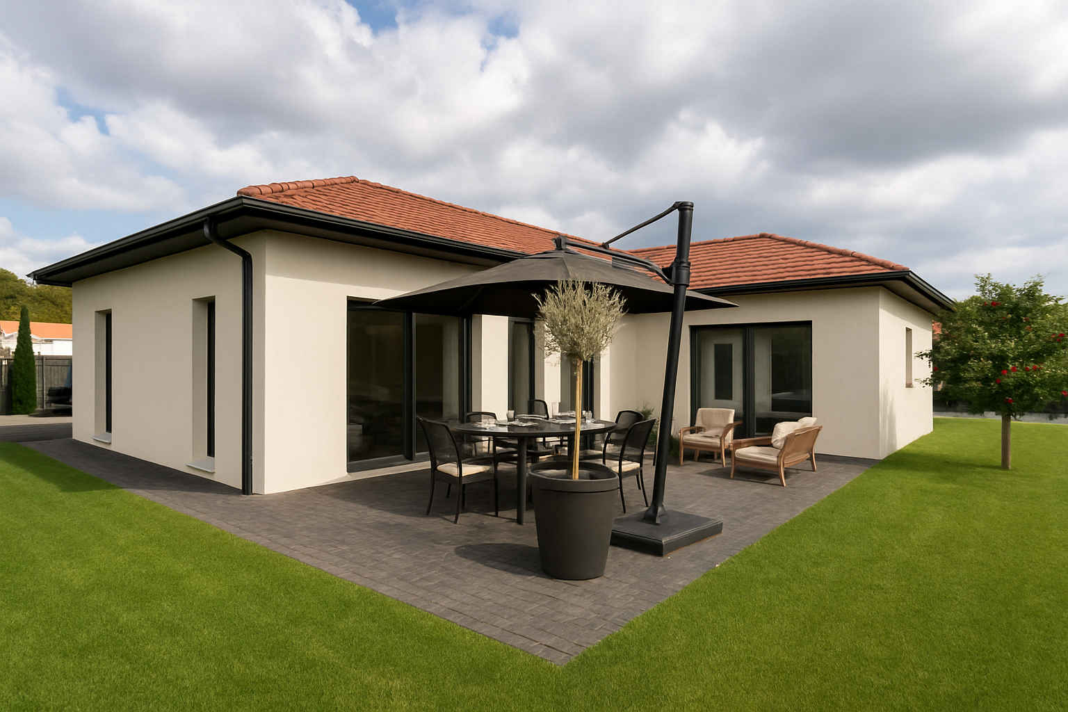 Maison sur terrain de 603m2