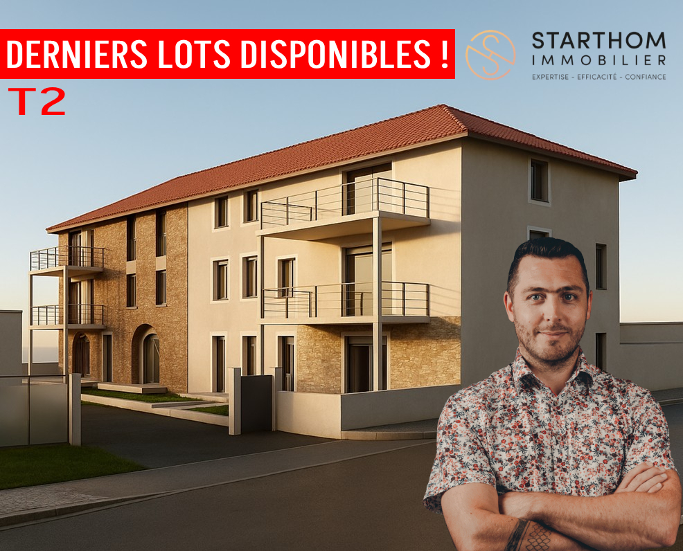 APPARTEMENT T2 de 40 m2 – PLUS QUE 1 LOT