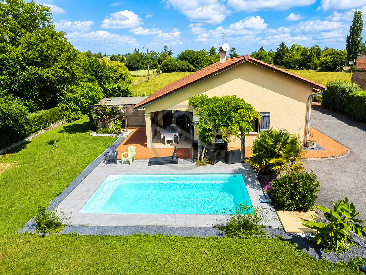 Villa PP avec piscine?Parcelle 1 169 m²