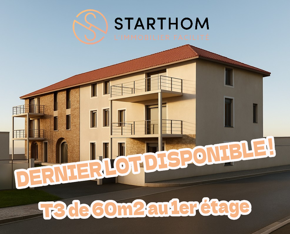 DERNIER LOT ! APPARTEMENT T3 de 60 m2